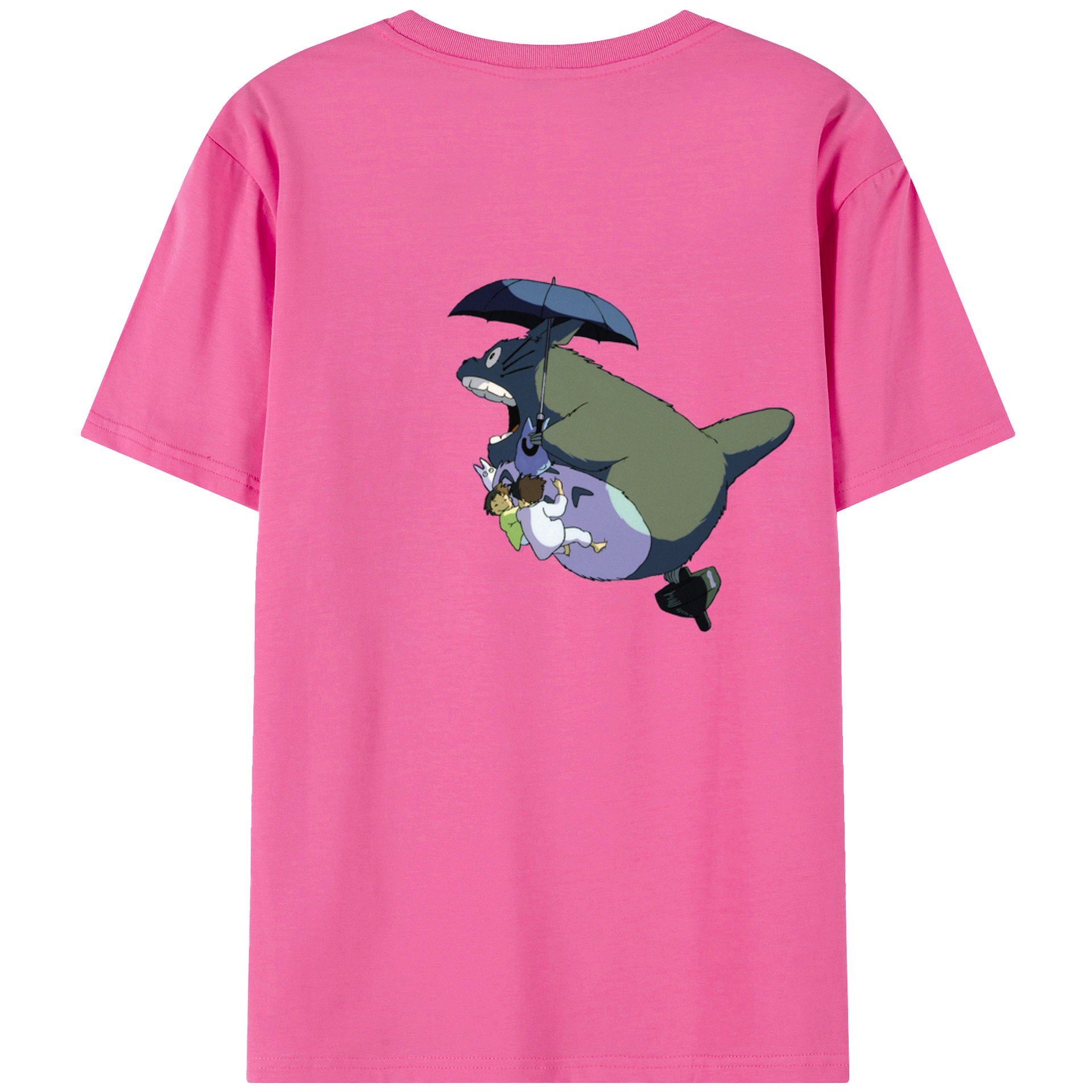 （画像用） となりのトトロ 草壁メイ 草壁サツキ My Neighbor Totoro Satsuki Kusakabe Mei Kusakabe レディース半袖Tシャツ(バックプリント)